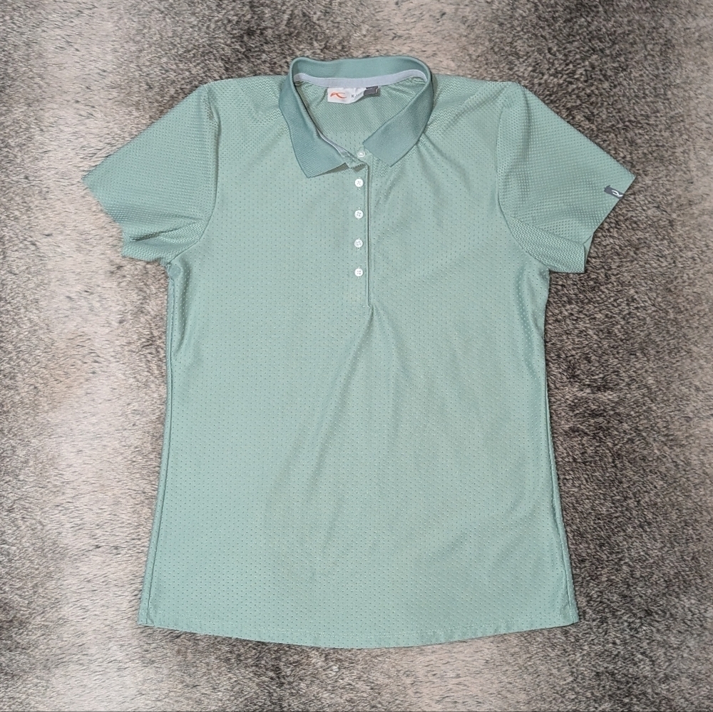 KJUS Signe Polo Short Sleeve Sage Green Women's Small